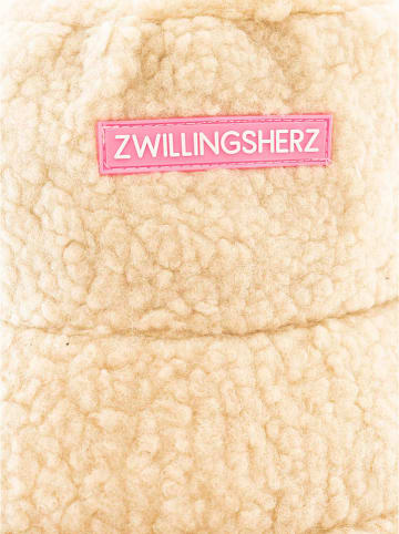 Zwillingsherz Hut in Beige