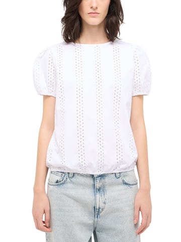 Mustang Bluse in Weiß