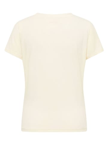 Mustang Koszulka w kolorze kremowym