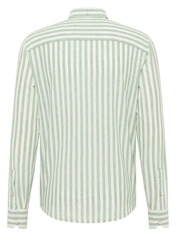 Mustang Koszula w kolorze zielonym