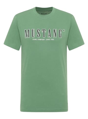 Mustang Koszulka w kolorze zielonym