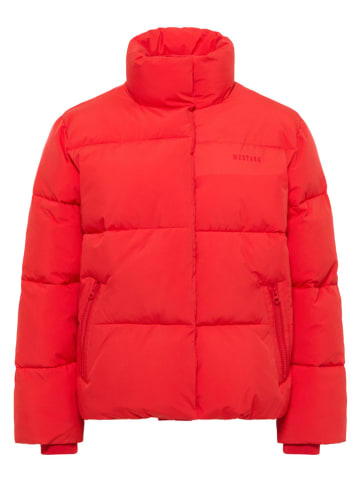 Mustang Kurtka pikowana w kolorze czerwonym