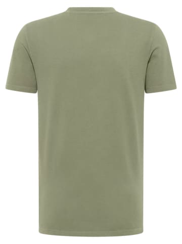 Mustang Koszulka w kolorze zielonym