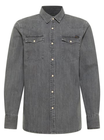 Mustang Koszula dżinsowa w kolorze szarym