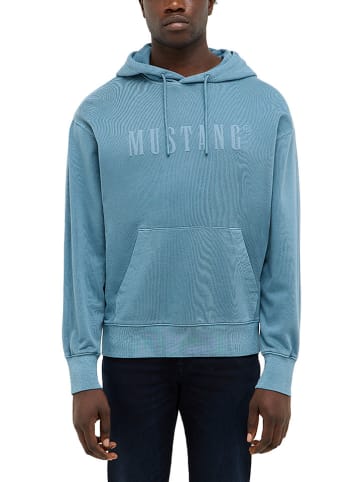 Mustang Hoodie in Blau