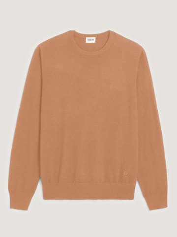 Rodier Wełniany sweter w kolorze jasnobrązowym