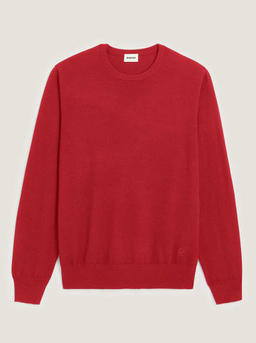 Rodier Wełniany sweter w kolorze czerwonym