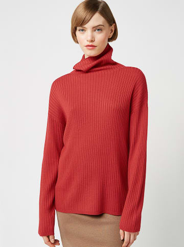 Rodier Rollkragenpullover in Rot