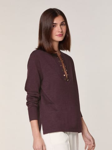 Rodier Wollpullover in Braun