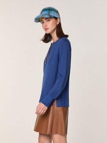 Rodier Wollen trui blauw