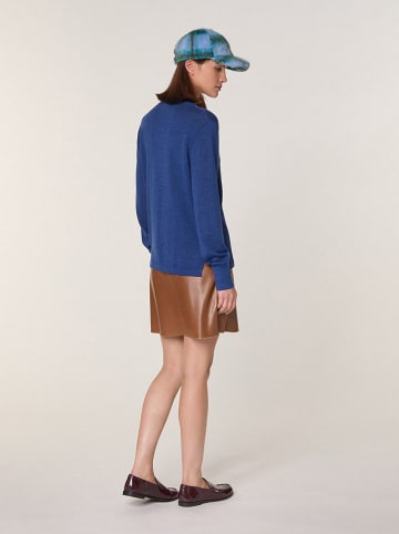 Rodier Wełniany sweter w kolorze niebieskim
