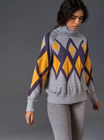 Rodier Wollen coltrui grijs