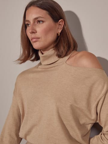 Rodier Rollkragenpullover in Beige