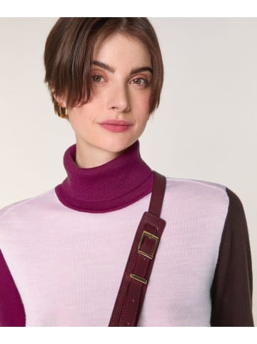 Rodier Wollpullover in Rosa/ Lila