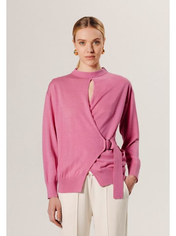 Rodier Wełniany sweter w kolorze jasnoróżowym