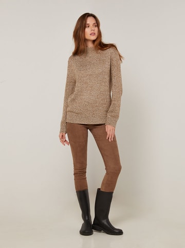 Rodier Sweter w kolorze jasnobrązowym