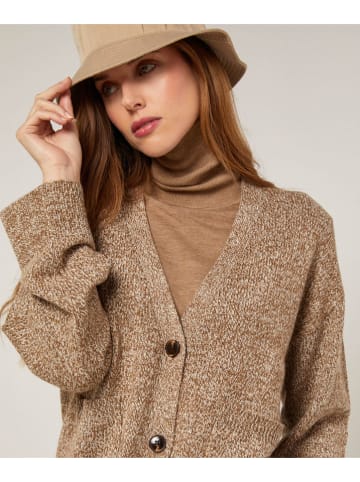 Rodier Cardigan in Hellbraun