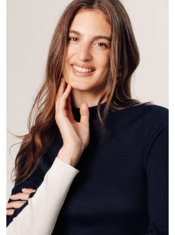 Rodier Sweter w kolorze granatowo-beżowym