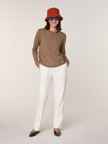 Rodier Wollpullover in Hellbraun