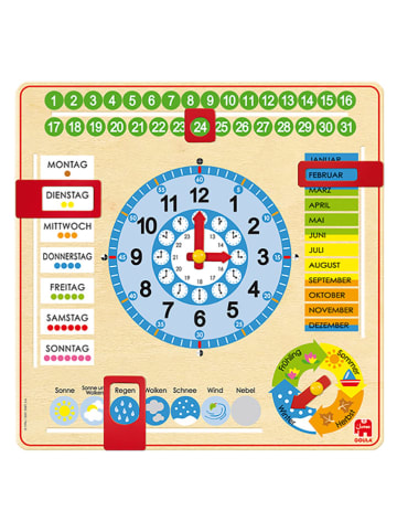 Jumbo Kalenderuhr in Nautur - ab 3 Jahren