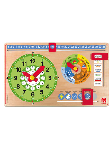 Jumbo Kalenderuhr in Natur - ab 3 Jahren