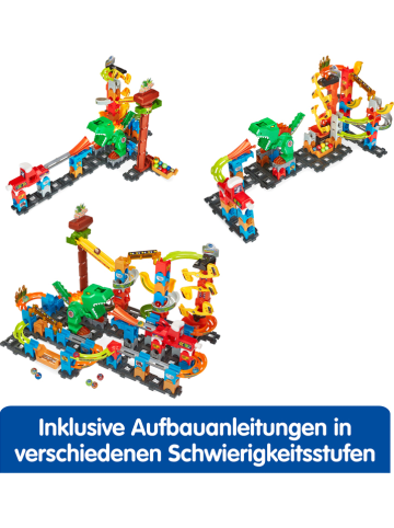 V-Tech Knikkerbaan "Marble Rush - Dino Adventure Magnetic Set" - vanaf 4 jaar
