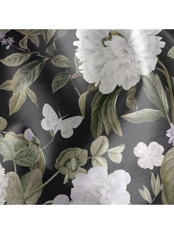 Pierre Cardin Perkal-Kissenhülle in Schwarz/ Grau