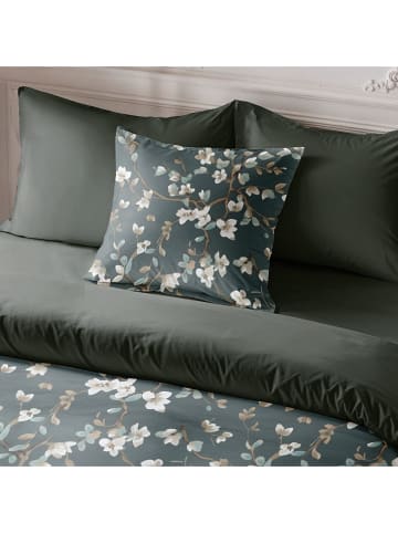 Pierre Cardin Perkalowa poszewka w kolorze zielonym na poduszkę