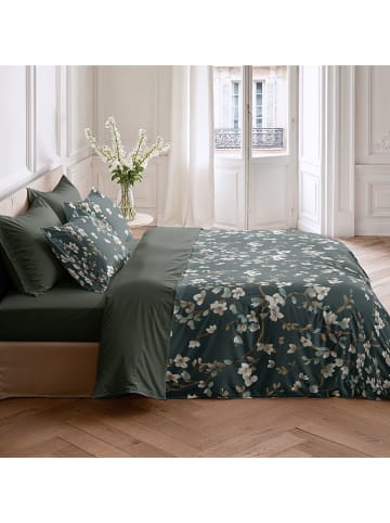 Pierre Cardin Perkalowa poszwa w kolorze ciemnozielonym na kołdrę