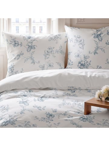 Pierre Cardin Perkalowa poszewka w kolorze błękitno-białym na poduszkę