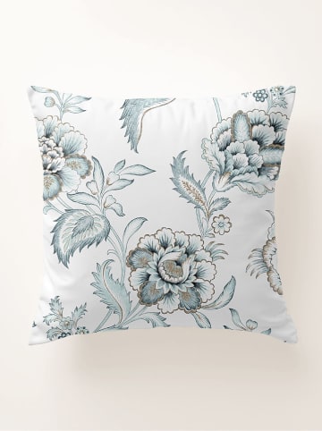 Pierre Cardin Perkalowa poszewka w kolorze biało-niebieskim na poduszkę