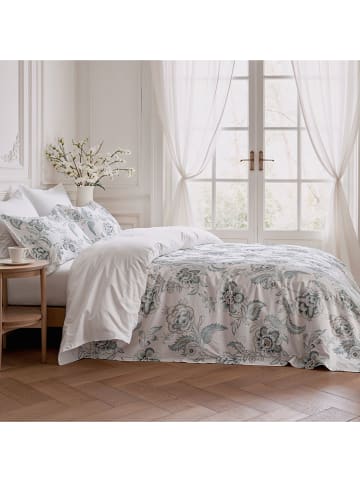 Pierre Cardin Perkal dekbedovertrek wit/grijs