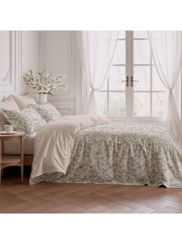 Pierre Cardin Perkalowa poszwa w kolorze khaki na kołdrę