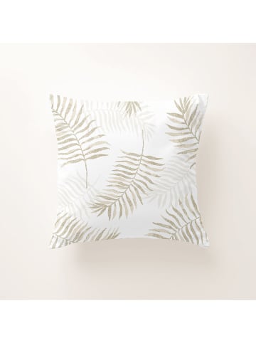 Pierre Cardin Perkal-Kissenhülle in Beige