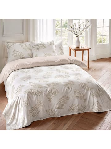 Pierre Cardin Perkalowa poszwa w kolorze beżowym na kołdrę