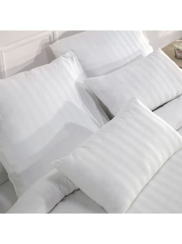 Pierre Cardin Perkal-Kissenhülle "Luxury" in Weiß