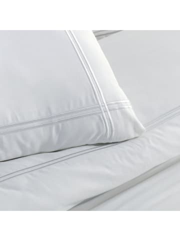 Pierre Cardin Perkal-Kissenhülle "Gold" in Weiß