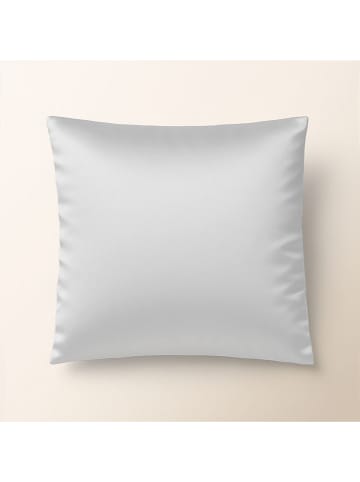 Pierre Cardin Satin-Kissenhülle "Iris" in Grau