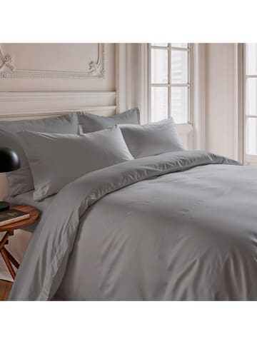 Pierre Cardin Perkal-Spannbettlaken in Grau