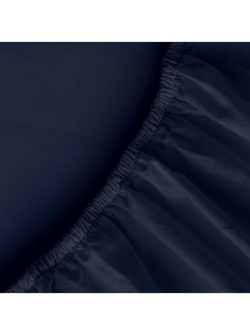 Pierre Cardin Perkal hoeslaken donkerblauw