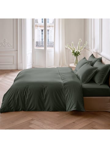 Pierre Cardin Perkalowa poszwa w kolorze ciemnozielonym na kołdrę