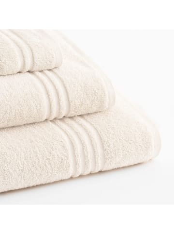 Pierre Cardin 3tlg. Handtuchset "Premium" in Creme