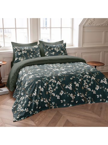 Pierre Cardin Perkal-Bettbezug in Dunkelgrün