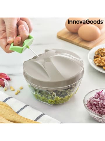 InnovaGoods Mini-Zerkleinerer in Grau - (H)9,5 x Ø 12,5 cm