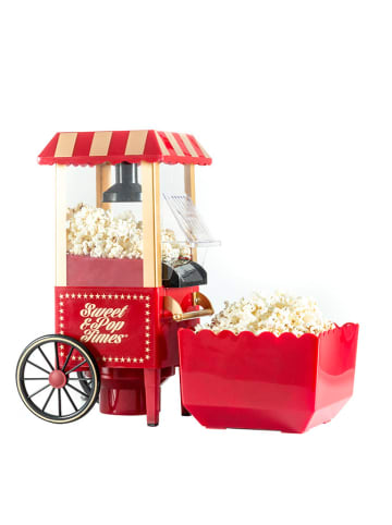 InnovaGoods Urządzenie w kolorze czerwonym do robienia popcornu - 17 x 39 x 20 cm