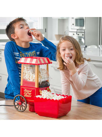 InnovaGoods Urządzenie w kolorze czerwonym do robienia popcornu - 17 x 39 x 20 cm