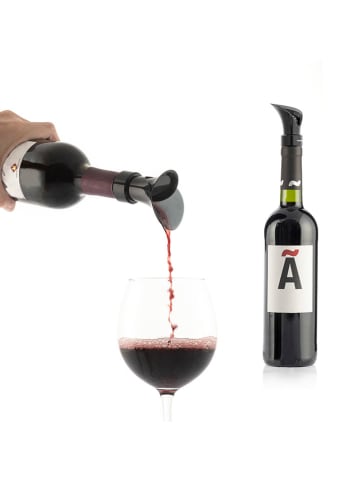 InnovaGoods Napowietrzacz i zamknięcie 2w1 do wina - wys. 9,8 cm