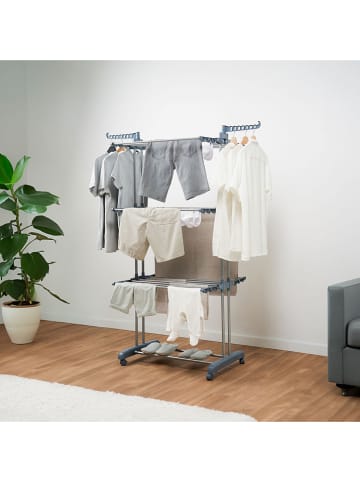 InnovaGoods Suszarka w kolorze srebrno-szarym do prania