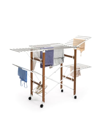 InnovaGoods Suszarka w kolorze srebrno-brązowym - wys. 129 cm