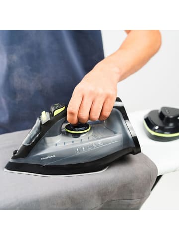 InnovaGoods 2in1-Dampfbügeleisen in Schwarz